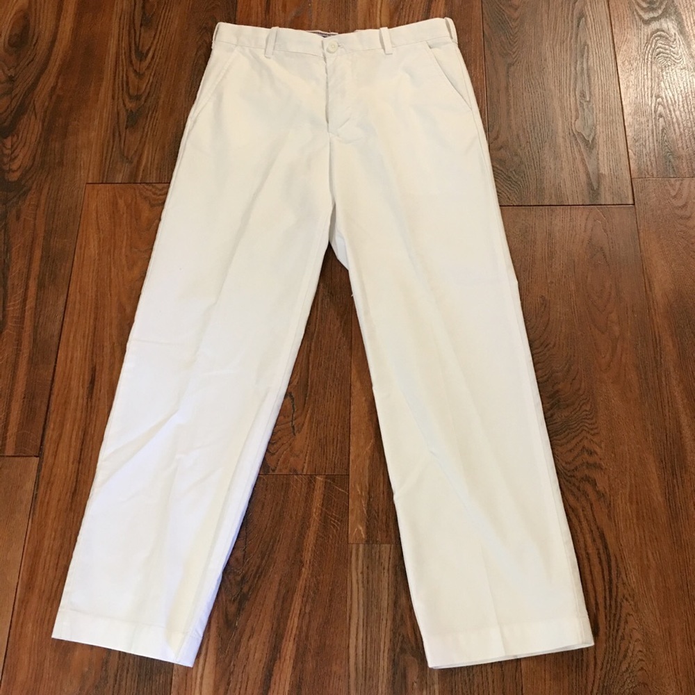 Men IZOD White Casual pants